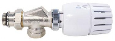Robinet thermostatique équerre inversée femelle 15/21 à élément sensible liquide VT0,5
