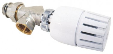 Robinet thermostatique équerre inversée femelle 15/21 à élément sensible liquide VT0,5