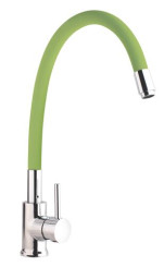 MITIGEUR D'EVIER BEC FLEXIBLE VERT A MEMOIRE DE FORME