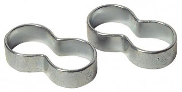 Collier de serrage double à oreille