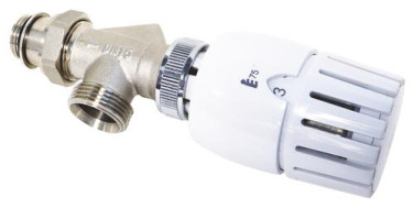 Robinet thermostatique équerre inversée 3/4EK à élément sensible liquide VT0,6
