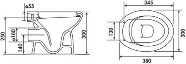 Cuvette WC enfant 