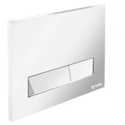 PLAQUE DE COMMANDE BLANCHE POUR BATI-SUPPORT SCHELL