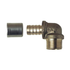 COUDE MALE A SERTIR RADIAL