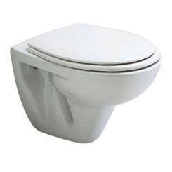 CUVETTE SUSPENDUE AVEC ABATTANT BACTERICIDE