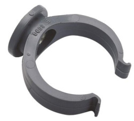 COLLIER PLASTIQUE A INSERT METALLIQUE D63 TARAUDE 7/150 POUR TUBE PVC