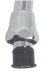 Bec standard par dessus chromé écrou 15/21 150mm