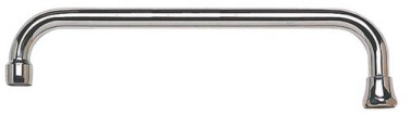 Bec standard par dessus chromé écrou 15/21 250mm