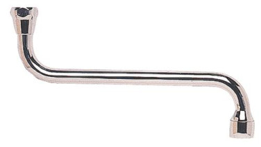 Bec standard par dessous chromé écrou 15/21 130mm