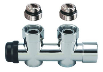 Distributeur thermostatique bitube au sol F15/21