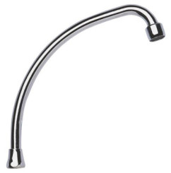 BEC STANDARD COL DE CYGNE CHROME - ECROU 15/21- Lg 150mm