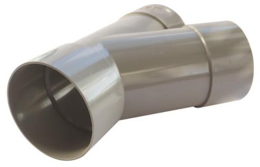 Culotte PVC 45° triple femelle ø80