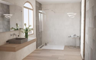 Écran de douche fixe profilé chromé SCUDO 90cm - ELMER