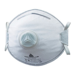 LOT DE 10 DEMI-MASQUES JETABLES MOULES A VALVE FFP1