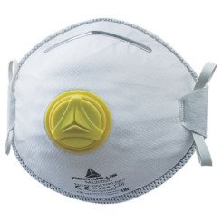 LOT DE 10 DEMI-MASQUES JETABLES MOULES A VALVE FFP2