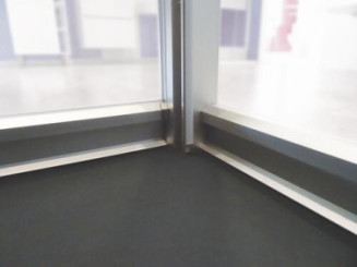 Paroi de douche porte coulissante profilés chromés CONCEPT'O 160cm
