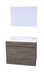 MEUBLE A SUSPENDRE 60cm HANOÏ CHENE GRIS - BATHROOM THERAPY