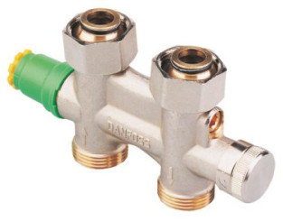 Corps droit pour radiateurs sèche-serviettes 20/27 - DANFOSS