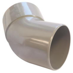 Coude PVC 45° mâle femelle ø100