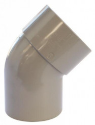 Coude PVC 45° mâle femelle ø80