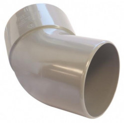 Coude PVC 45° mâle femelle ø80