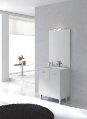 Meuble NEW YORK sur pieds 60cm blanc
