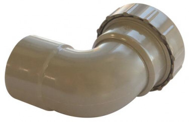 Coude PVC 87°30 double femelle ø32 avec joint