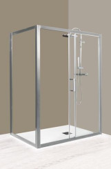 Retour fixe profilés chromés CONCEPT'O 90cm