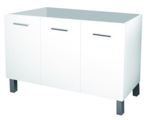 Caisson sur pieds blanc NEW YORK 120cm