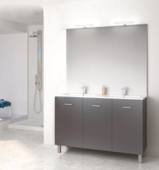 Miroir hydrofuge affleurant 120cm hauteur 1050mm - BATHROOM THERAPY