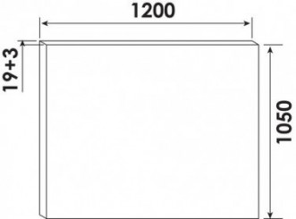 Miroir hydrofuge affleurant 120cm hauteur 1050mm - BATHROOM THERAPY