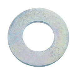 RONDELLE PLATE MU ACIER ZINGUE - DIAM. INTERIEUR 8MM