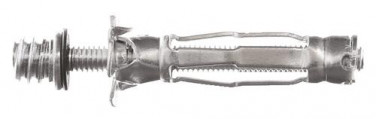 Cheville métal à expansion avec patte à vis ø4x32mm