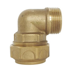 Coude mâle laiton PE ø25-20/27