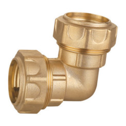 COUDE EGAL LAITON POUR PE D20 SEMI-RIGIDE