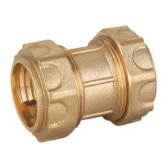 MANCHON EGAL LAITON POUR PE D25 SEMI-RIGIDE