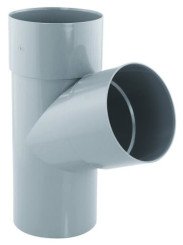 CULOTTE PVC A 67.30° POUR EVACUATION MALE FEMELLE 100