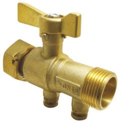 Robinet d'arrêt compteur droit antipollution 20/27
