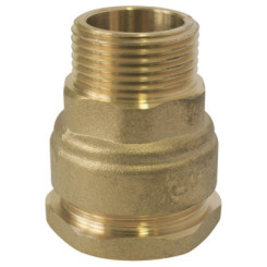 RACCORD LAITON DROIT MALE POUR TUBE PE Ø40-33/42 - PRONORM