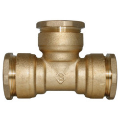 TE LAITON POUR TUBE PE Ø50 - PRONORM