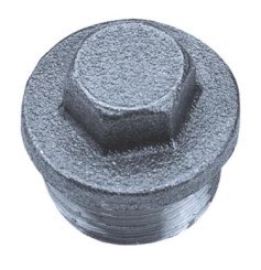 Bouchon laiton nickelé mâle 12/17- 292