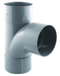 Culotte PVC 87°30 triple femelle ø100