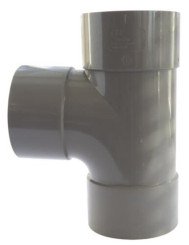 Culotte PVC 87°30 triple femelle ø100