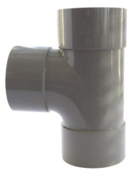 Culotte PVC 87°30 triple femelle ø75