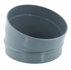 SECTEUR DE COUDE MALE FEMELLE PVC Ø 100 POUR EVACUATION