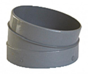 Secteur de coude mâle femelle PVC ø100 30° 
