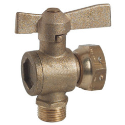 ROBINET DARRET COMPTEUR EQUERRE A BOISSEAU SPHERIQUE