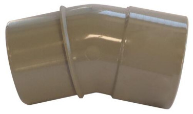 Coude PVC 20° mâle femelle ø40