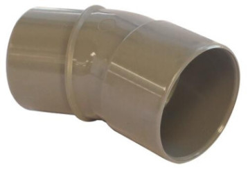 Coude PVC 20° mâle femelle ø40