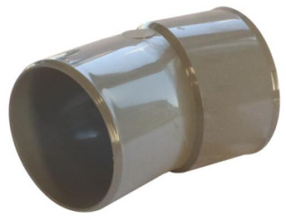 Coude PVC 20° mâle femelle ø80